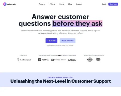 Inline Help screenshot