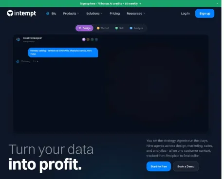 Intempt screenshot