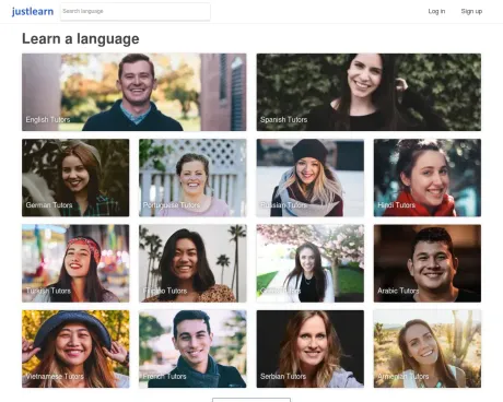Justlearn screenshot