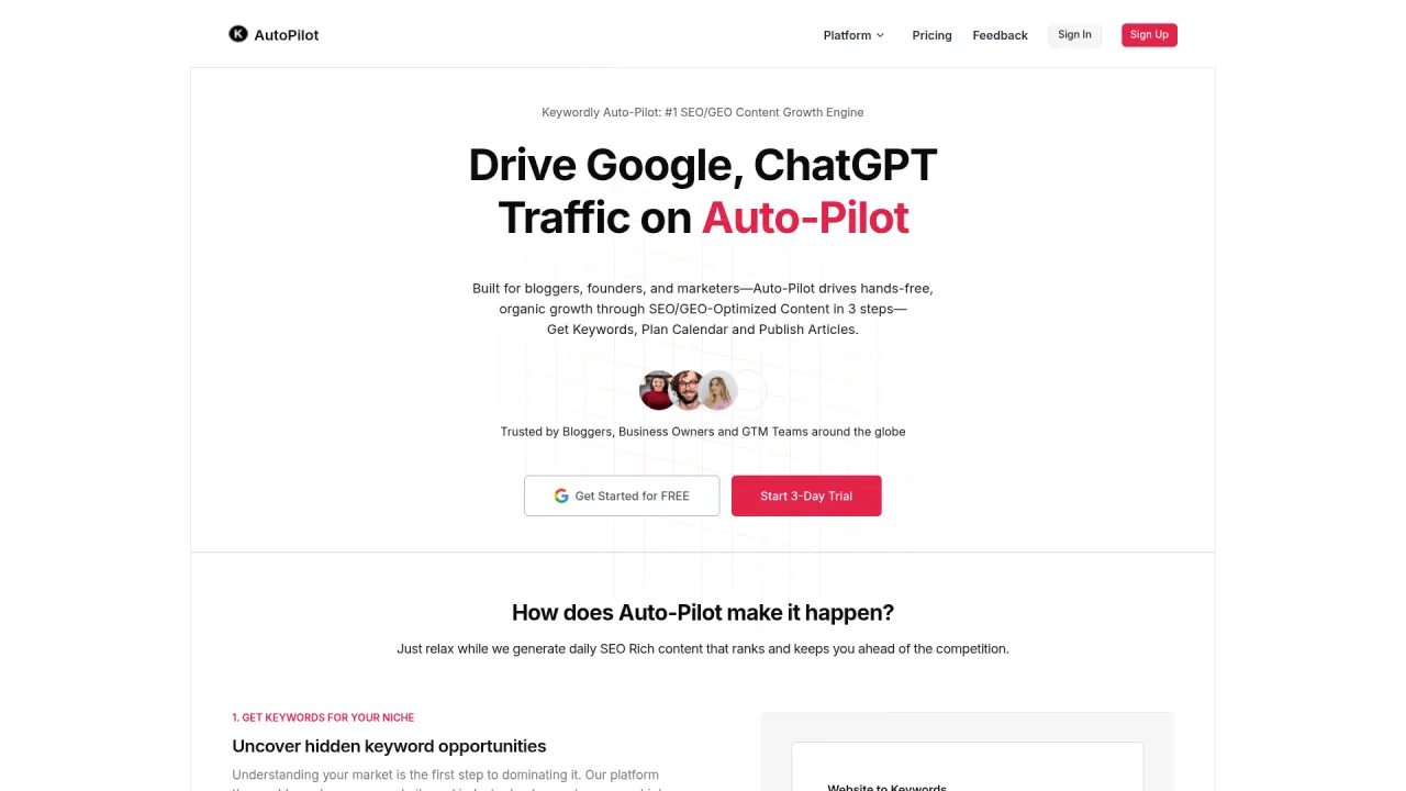 Keywordly Autopilot
