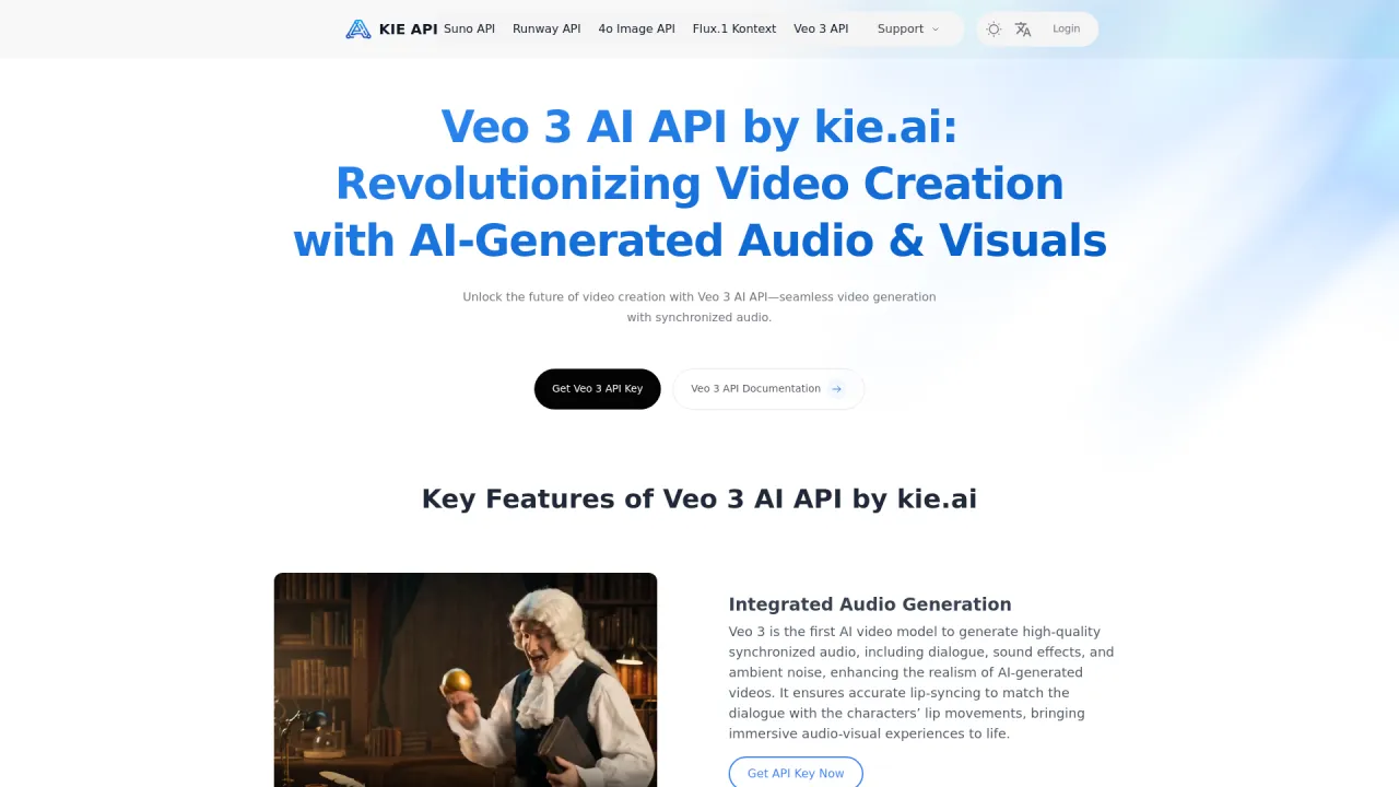Kie.ai: Affordable & Scalable Veo 3 API