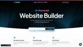 Kopage AI Website Builder screenshot