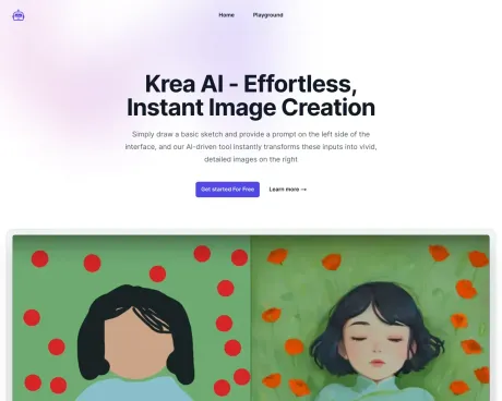 Krea AI screenshot