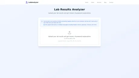 LabAnalyzer screenshot