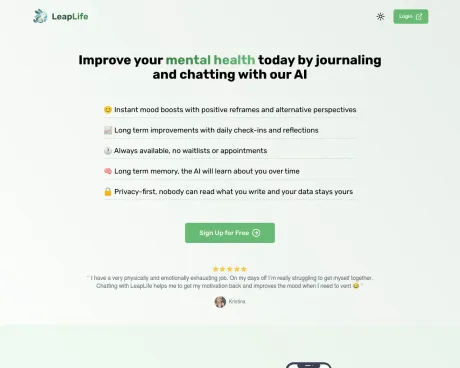 LeapLife screenshot