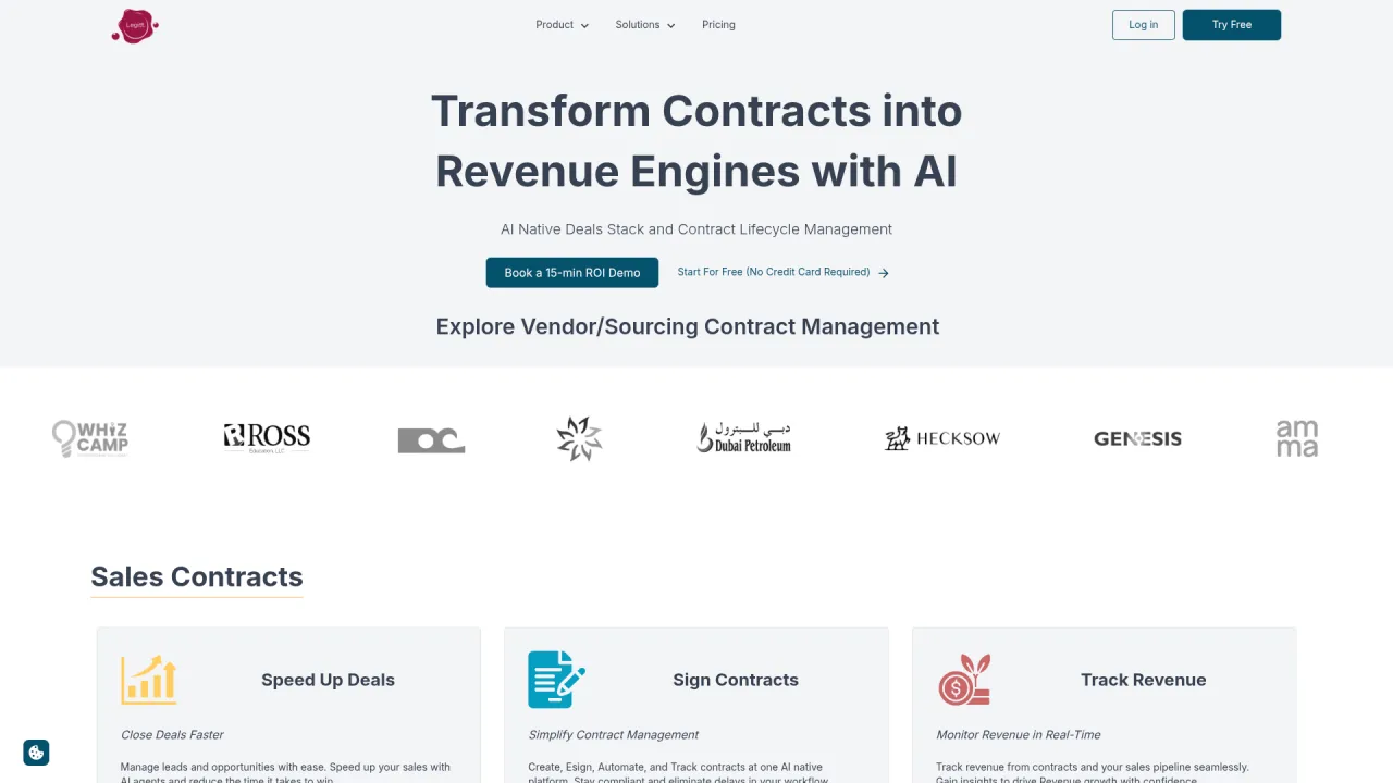 Legitt AI CLM Software