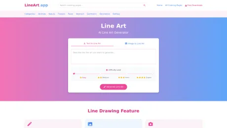 Line Art Generator screenshot