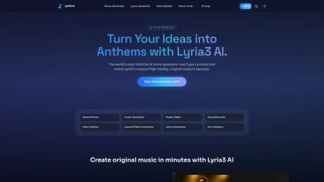 Lyria3 AI screenshot