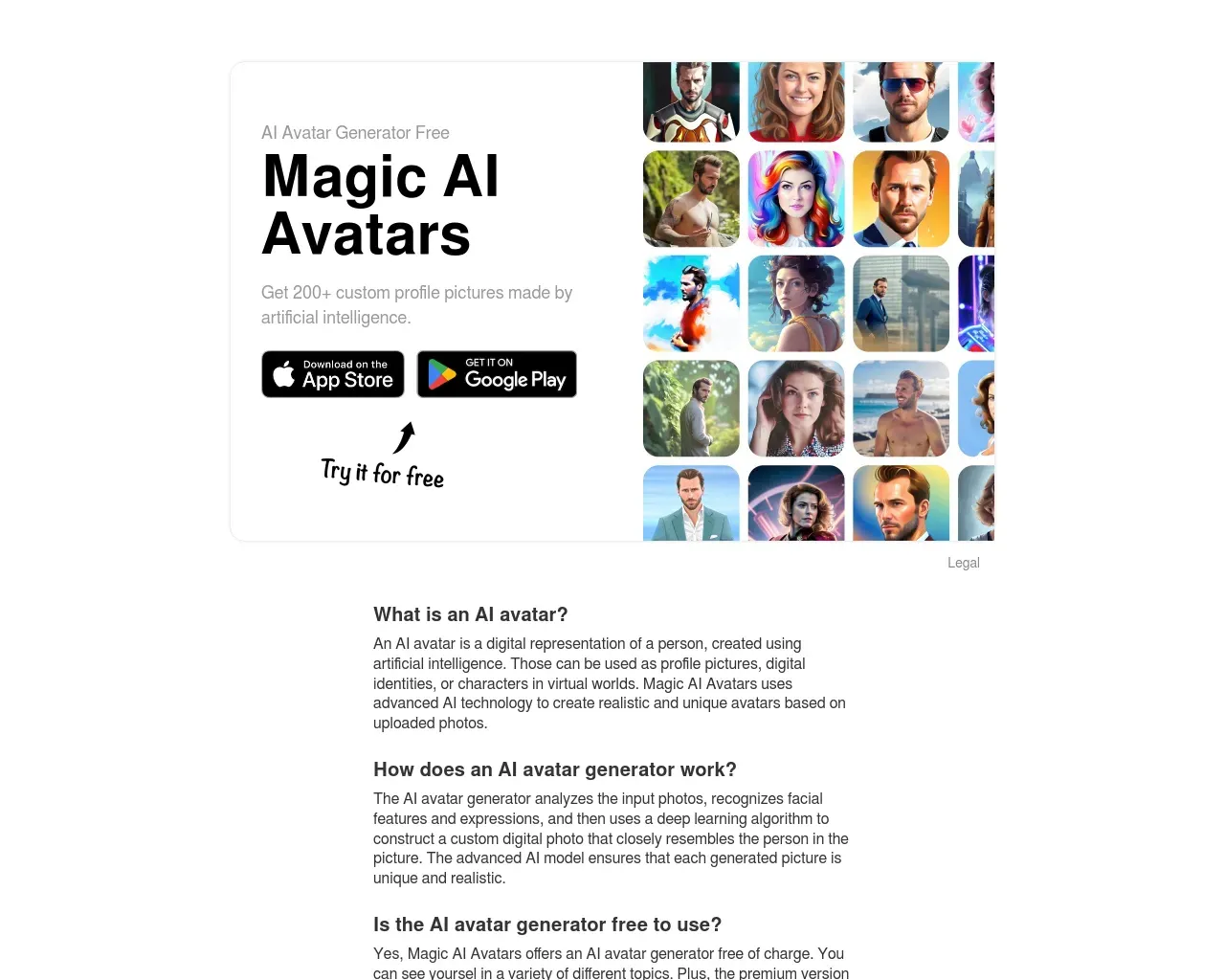 Magic AI Avatars