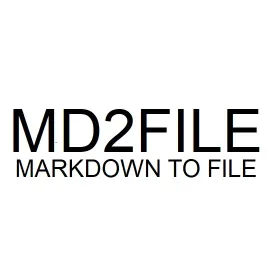 MD2FILE screenshot