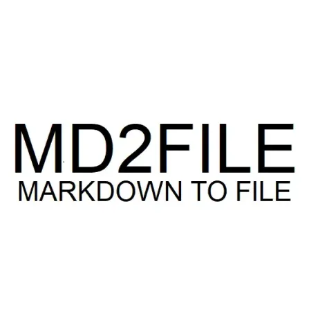 MD2FILE screenshot