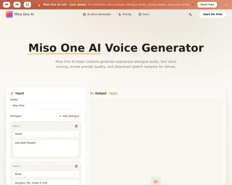 Miso One AI screenshot