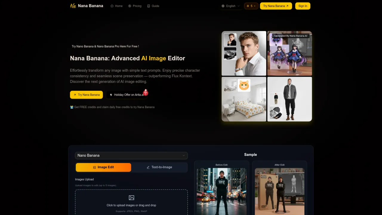 Nana banana AI Image Editor