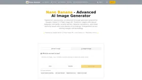 Nano Banana - Google's Revolutionary AI Image Generator screenshot