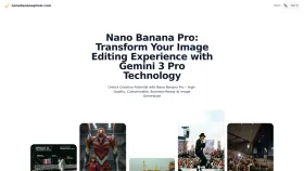 NanoBananaProAI.com:Free Nano Banana AI Image Editor screenshot