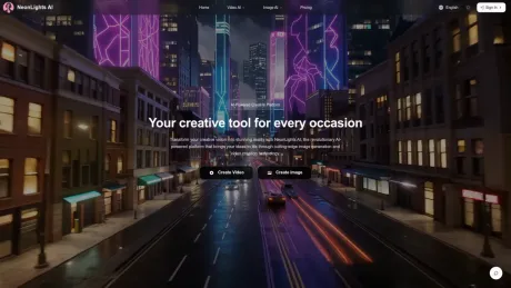 neonlights ai screenshot