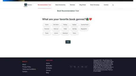 New Book Recommendation screenshot