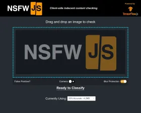 NSFW JS screenshot