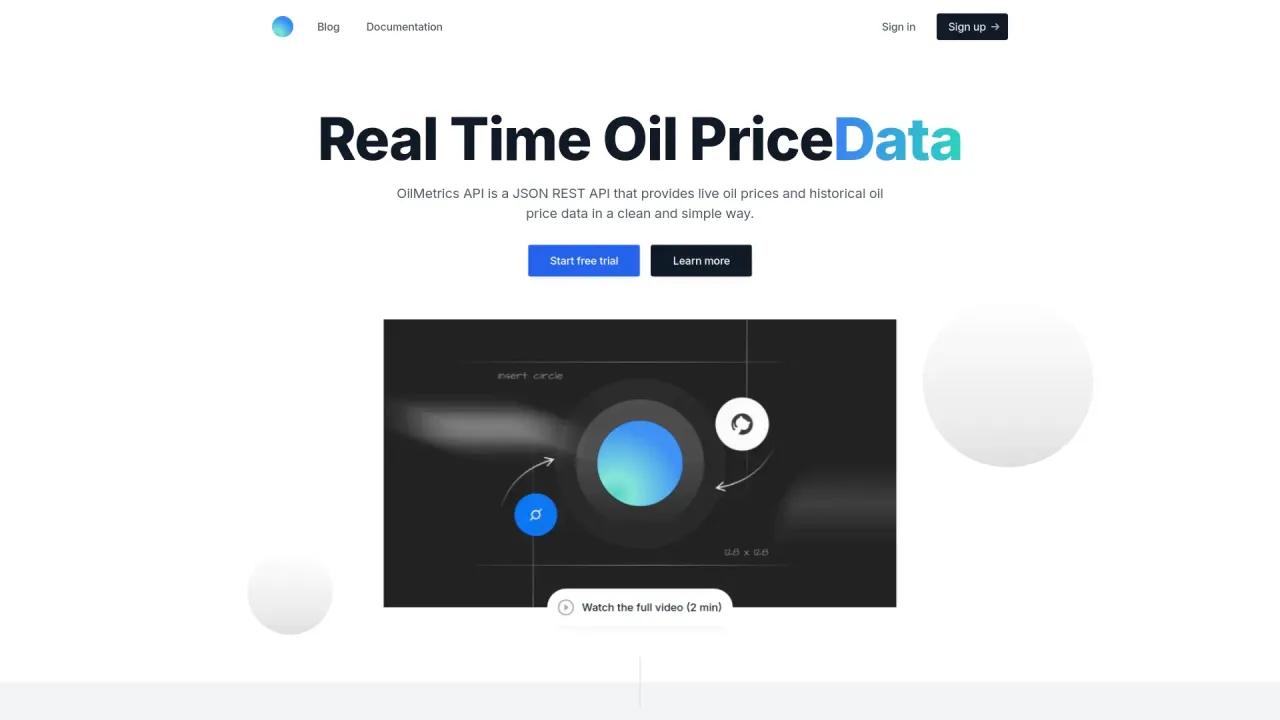 Oil Metrics API