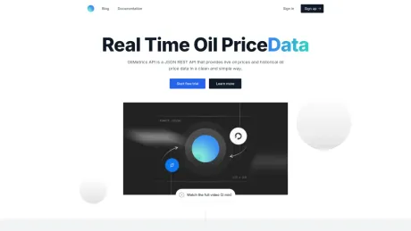 Oil Metrics API screenshot