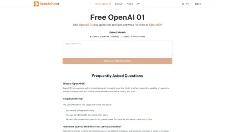 OpenAI01.net screenshot