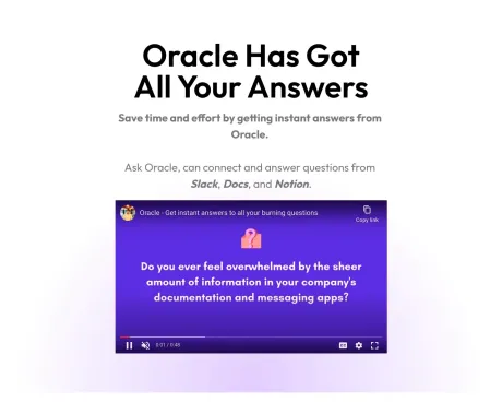 Oracle screenshot