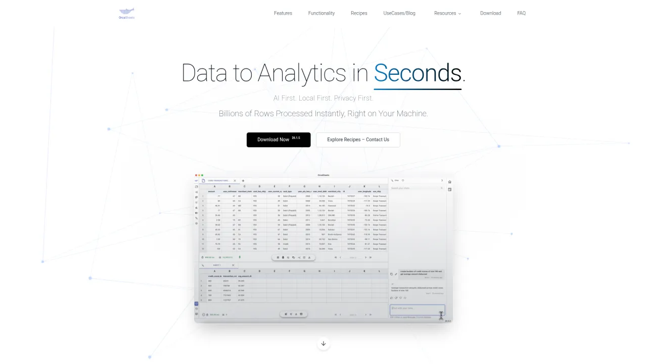 OrcaSheets