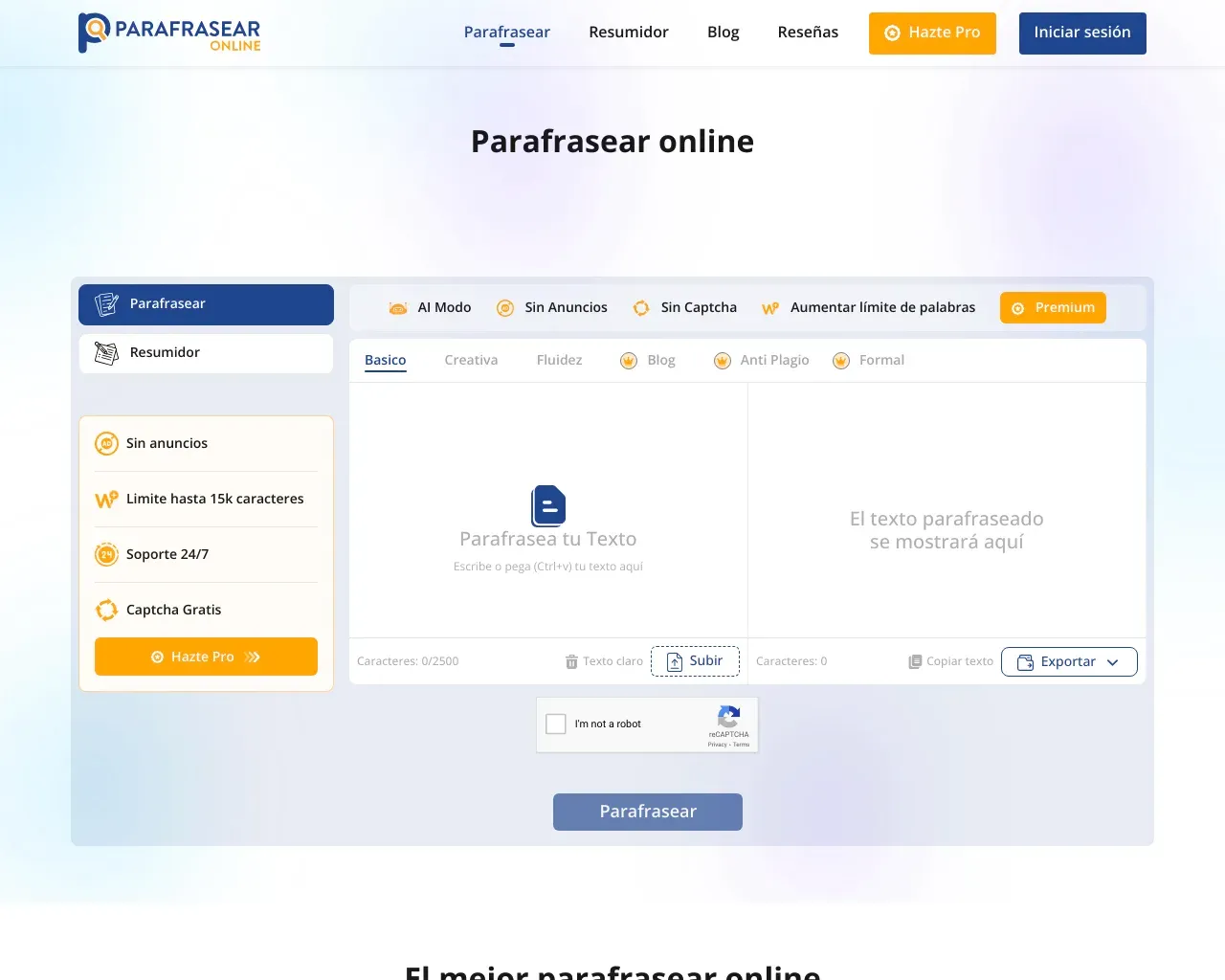 Paraphrasear Online