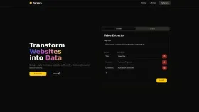 Parsera screenshot