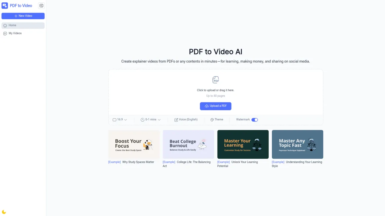 PDF to Video