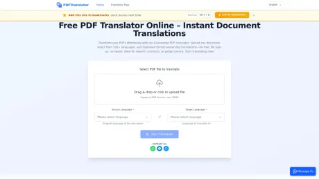 PDF Translator screenshot