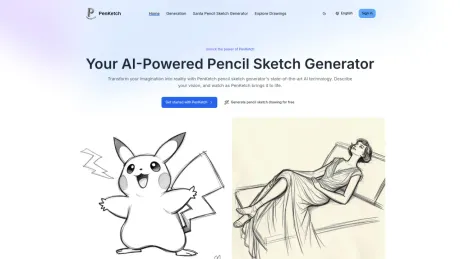 Pencil Sketch Generator: Make Creative Sketch Drawing screenshot