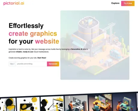 Pictorial screenshot