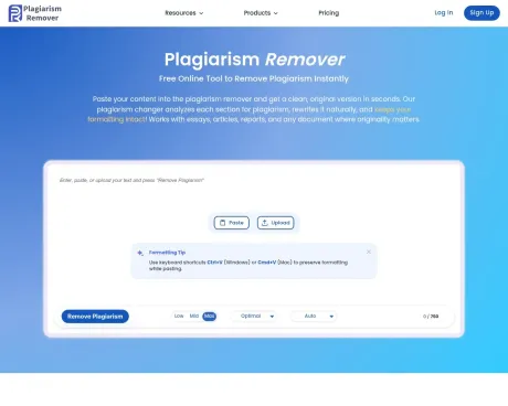 PlagiarismRemover.AI screenshot
