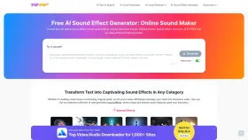 PopPop AI Sound Effect Generator screenshot