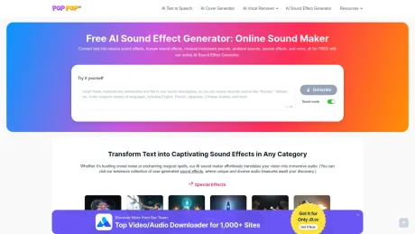 PopPop AI Sound Effect Generator screenshot