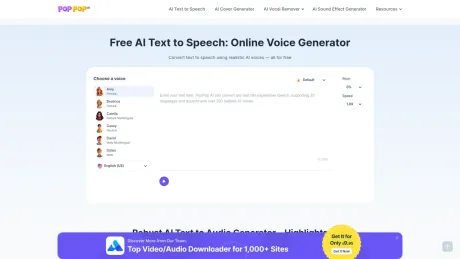 PopPop AI Text to Speech screenshot