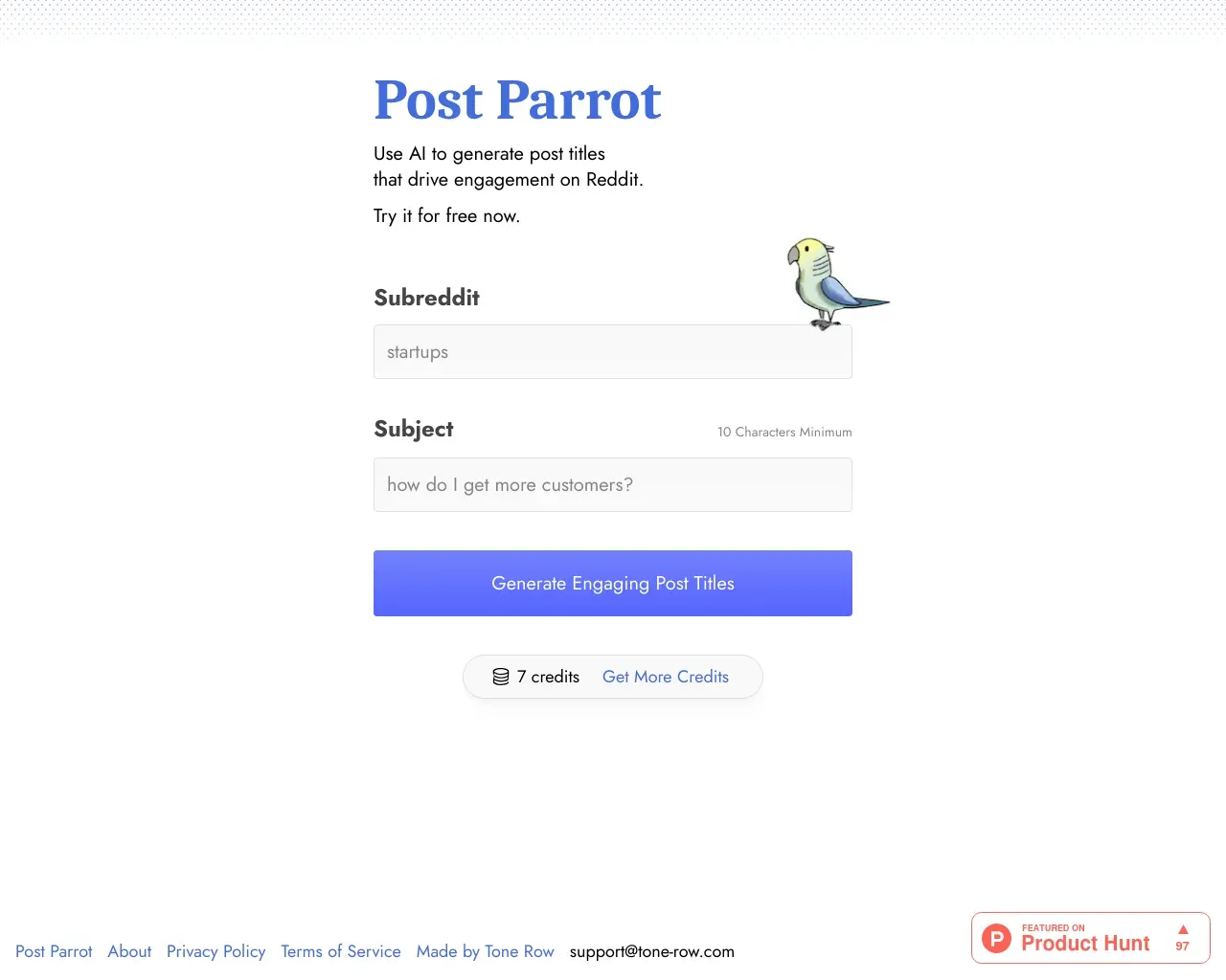 Post Parrot