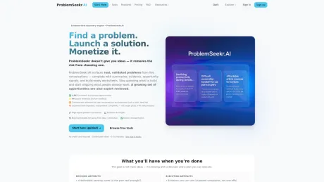 ProblemSeekr.AI screenshot