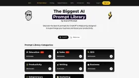 Prompt Library screenshot