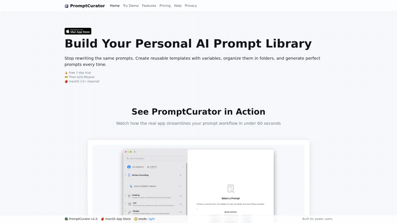 PromptCurator