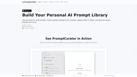 PromptCurator screenshot