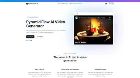 Pyramid Flow AI Video Generator screenshot