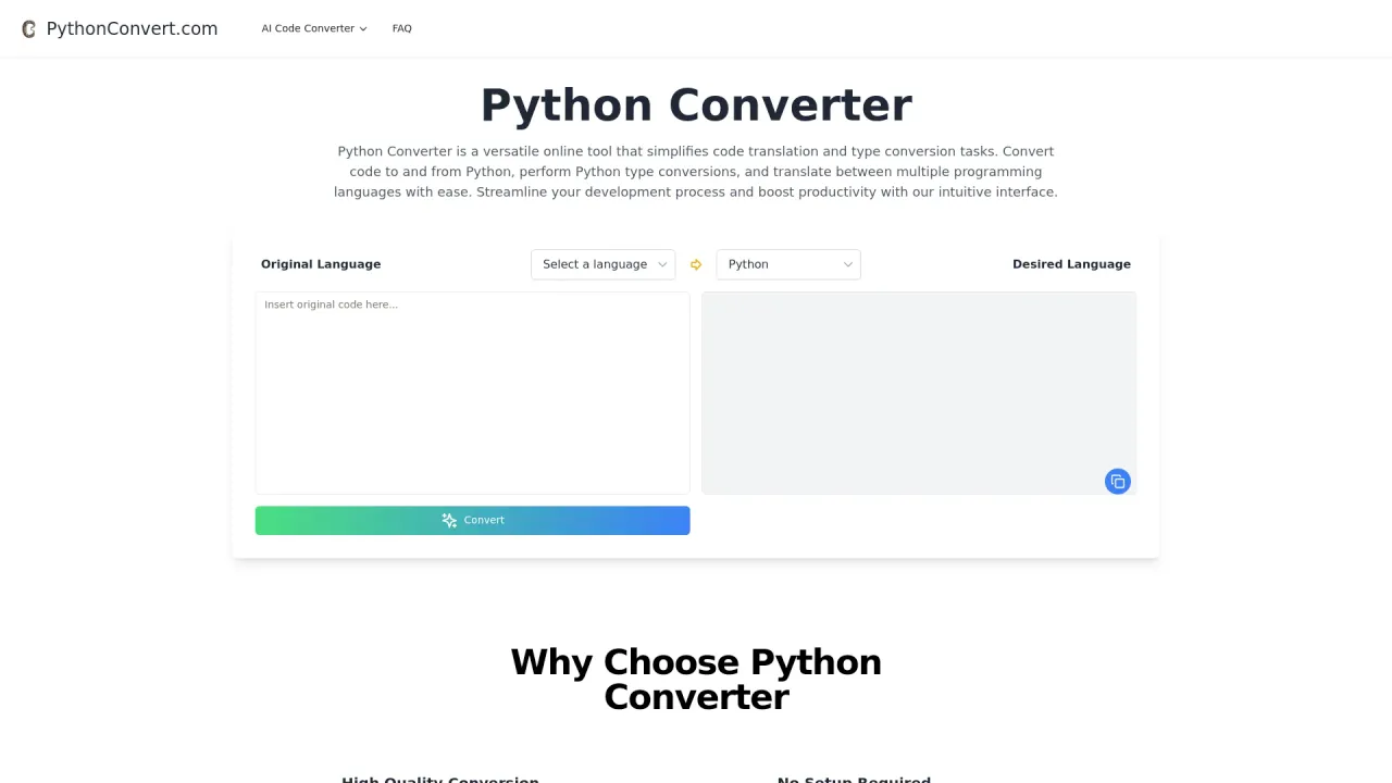 Python Converter