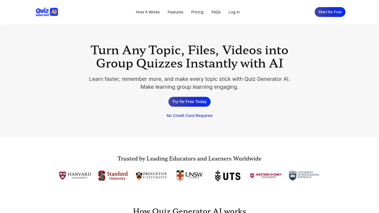 Quiz Generator AI