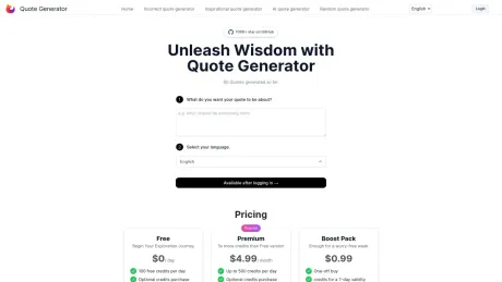Quote Generator screenshot