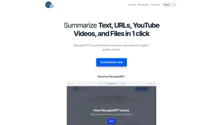 RecapioGPT screenshot