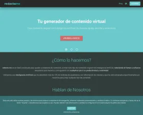 Redacta me screenshot