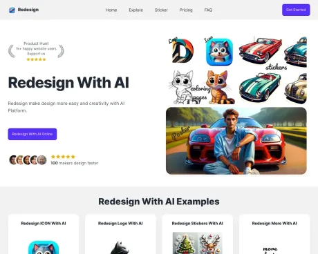 redesign with ai screenshot