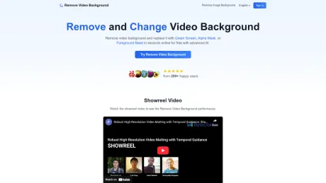 Remove video background screenshot